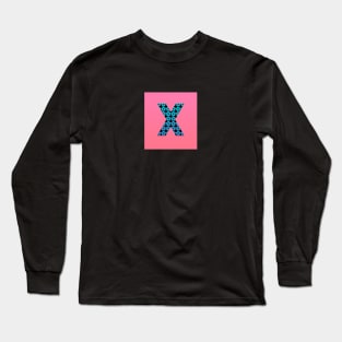 Letter X from roses Long Sleeve T-Shirt